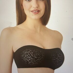 Wacoal Halo Lace Strapless Bra size 36 DDD